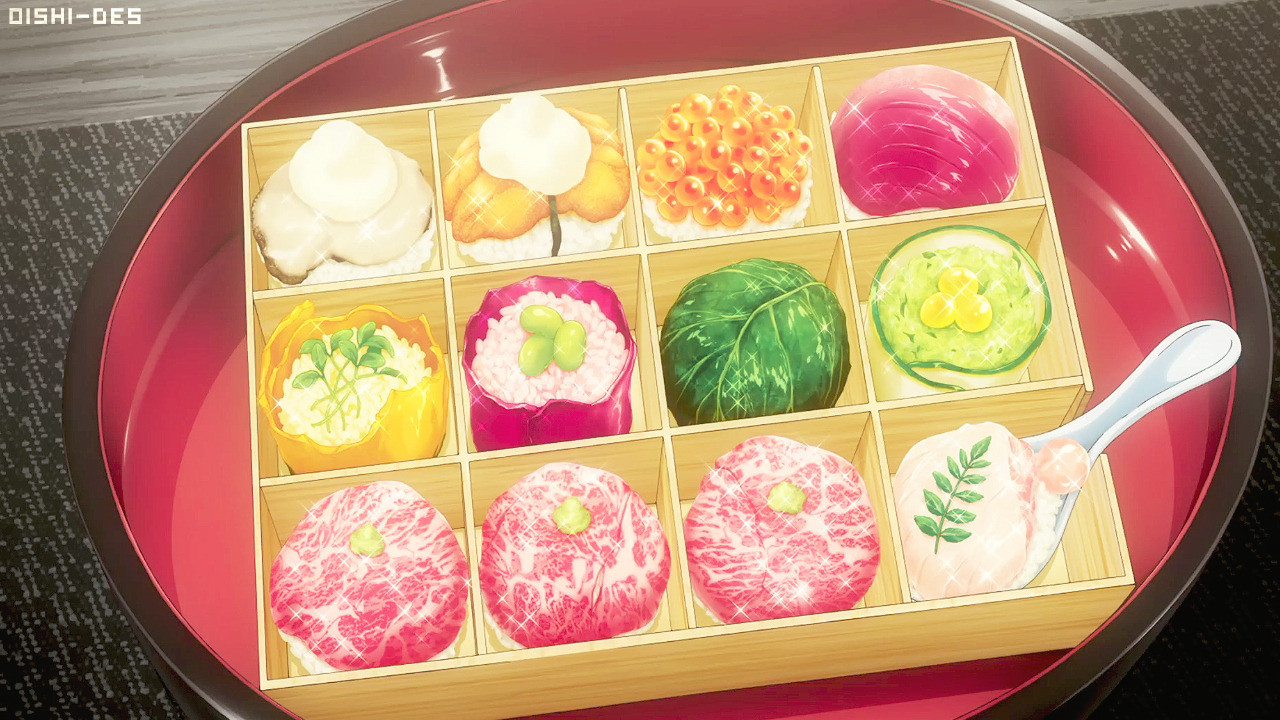 Một số món ăn xuất hiện trong phim.