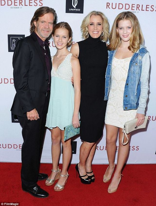 Diễn viên Felicity Huffman là nhân vật nổi tiếng liên quan tới đường dây chạy cho con vào trường ĐH nổi tiếng đã nhận tội. Trong ảnh, Huffman cùng chồng và hai con gái. Ảnh: Daily Mail. Diễn viên Felicity Huffman là nhân vật nổi tiếng liên quan tới đường dây chạy cho con vào trường ĐH nổi tiếng đã nhận tội. Trong ảnh, Huffman cùng chồng và hai con gái. Ảnh: Daily Mail.