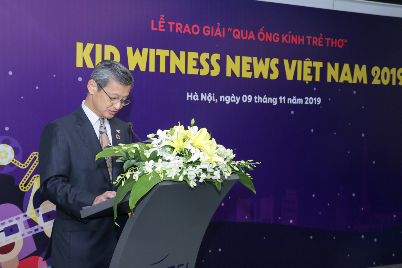 Ông Matsushita Kazuhiro - Tổng Giám đốc Công ty Panasonic Việt Nam phát biểu khai mạc buổi lễ