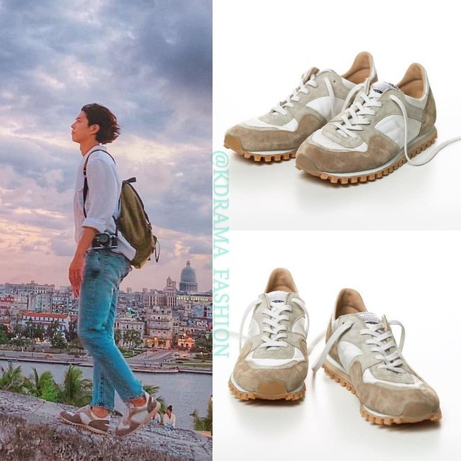 Có ba lô đẹp, chẳng nhẽ giày lại úi xùi? Thế nên Jin Hyuk đã đầu tư thêm đôi giày thể thao hiệu Spalwart với giá 216 bảng Anh (khoảng 6 triệu đồng).