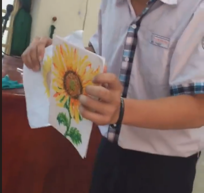 Thành quả 5 phút ra chơi.