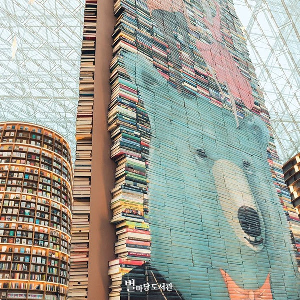 Các đầu sách được trang trí cực đẹp.