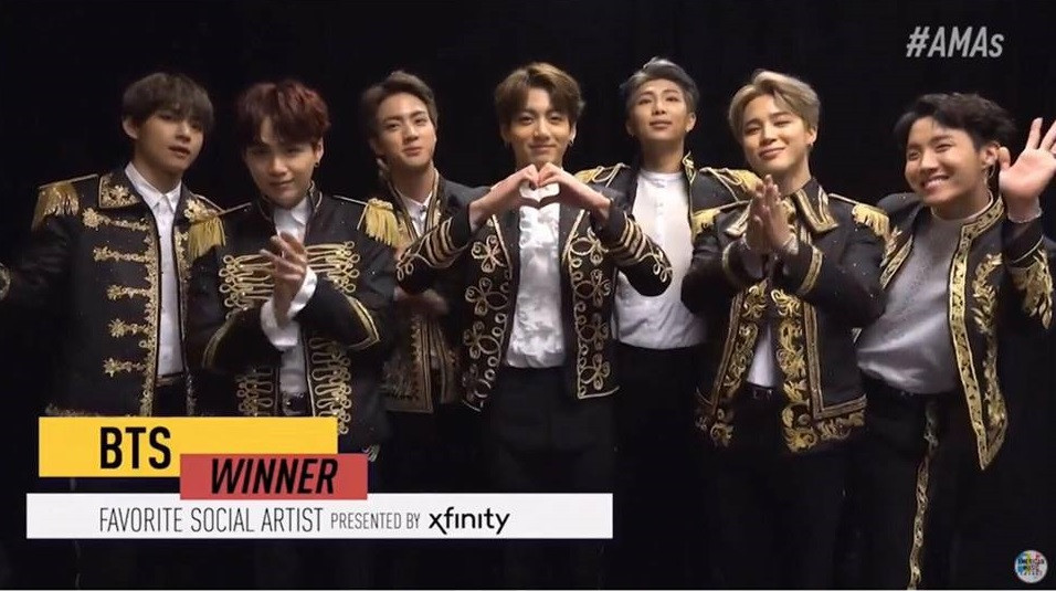 BTS đã lập thêm một chiến thắng lịch sử tại giải American Music Awards (AMAs)! ảnh 1 BTS đã lập thêm một chiến thắng lịch sử tại giải American Music Awards (AMAs)! ảnh 1