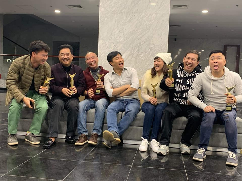 Dàn nghệ sĩ đã gắn bó với Táo Quân suốt 16 năm qua trong buổi tập đầu tiên.