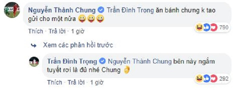 Thành Chung còn định nhiệt tình chuyển bánh chưng sang vì lo bạn không về ăn Tết được.