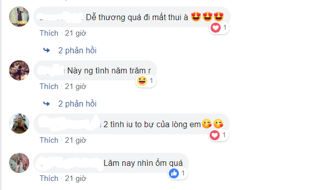 Phía dưới phần bình luận, nhiều khán giả bày tỏ thích thú với sự dễ thương của cặp đôi cũng như cảm thấy yên tâm với cuộc sống hiện tại của nam ca sĩ từ sau khi tạm ngưng ca hát.