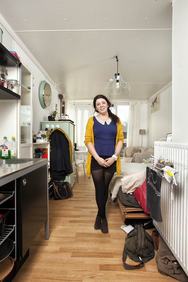 Trong ảnh là nữ sinh Jessie, người cũng sinh sống và học tập tại thủ đô Amsterdam. Cô đang nghiên cứu ngành Khoa học Truyền thông. Ảnh: Henny Boogert.