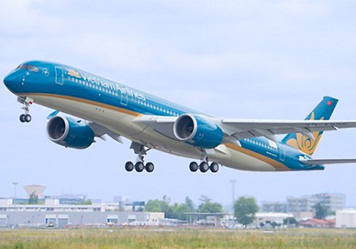 Máy bay Vietnam Airlines.