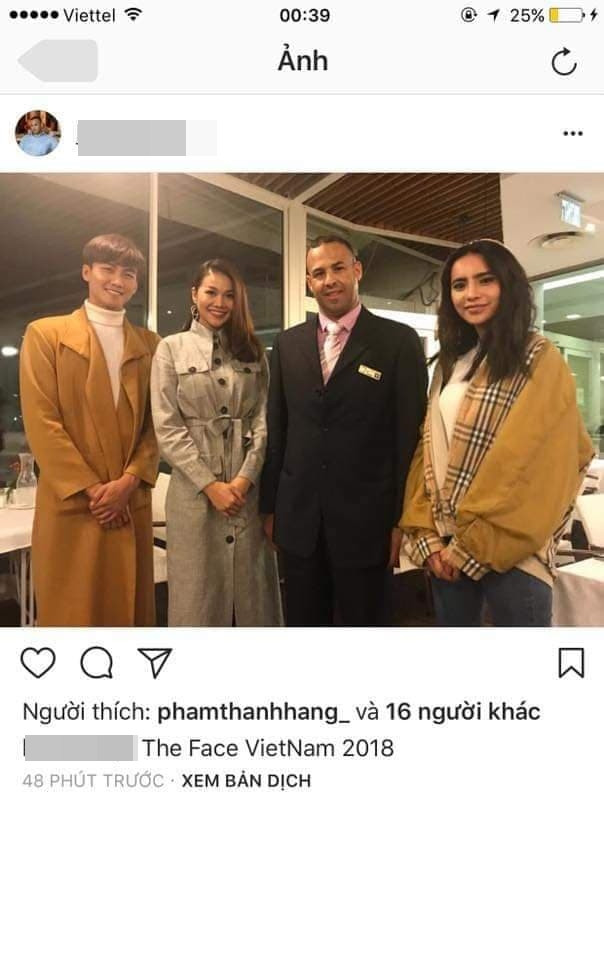 Team Thanh Hằng với 2 thí sinh còn lại là Mạc Trung Kiên và Linh Chi.