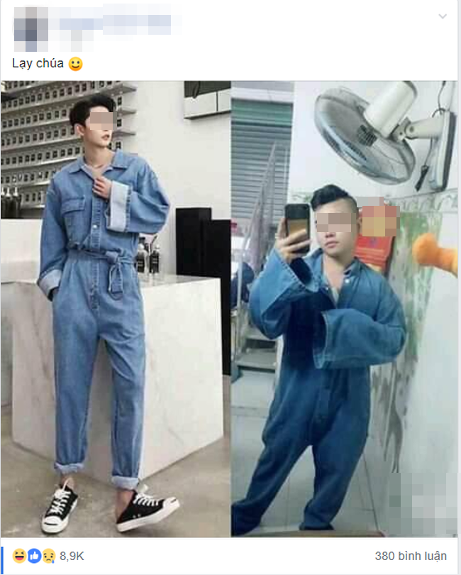 Thảm họa thời trang mua hàng qua mạng của anh chàng này đã khiến hội chị em được dịp cười nghiêng ngả.