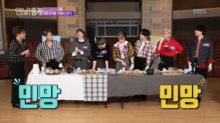 GOT7 nấu món bánh mì trứng dành tặng các fan.