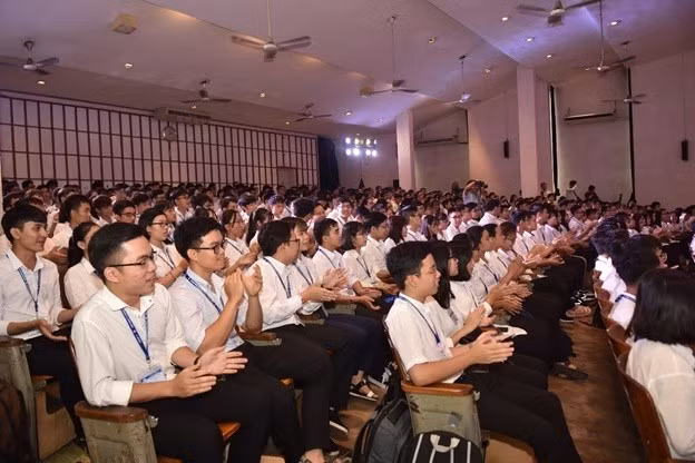 Tân sinh viên Trường ĐH Y dược TP.HCM (Ảnh: Website nhà trường)