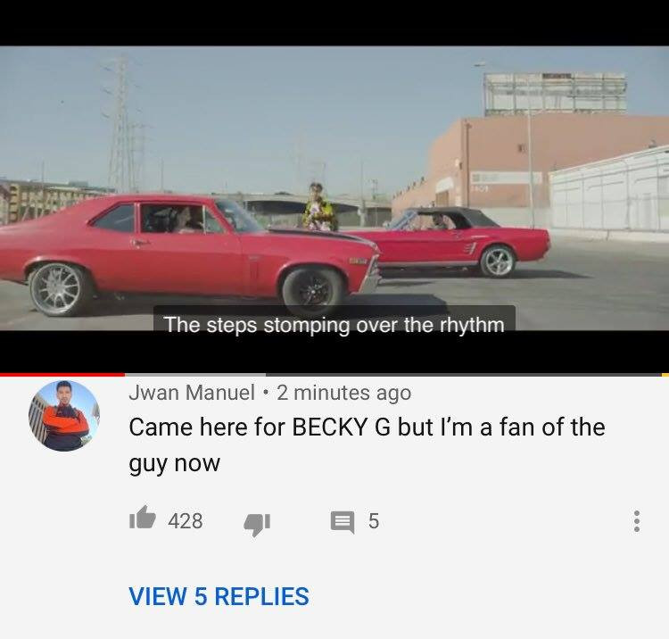 “Mị đến đây vì BECKY G nhưng bây giờ đã trở thành fan của cậu ấy rồi.” - Jwan Manuel “Mị đến đây vì BECKY G nhưng bây giờ đã trở thành fan của cậu ấy rồi.” - Jwan Manuel