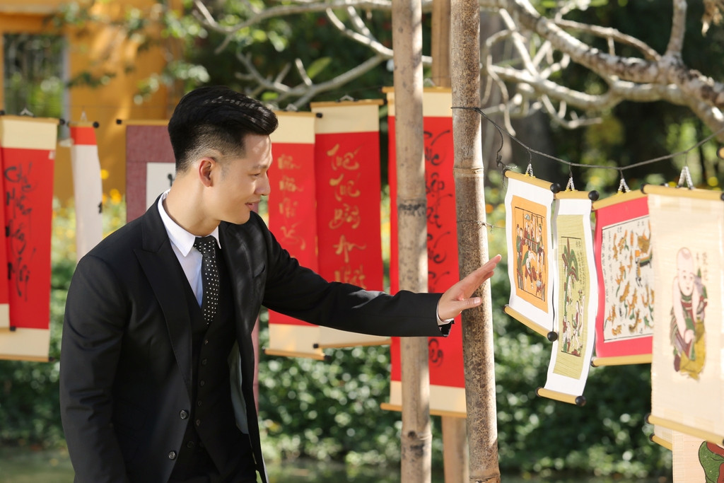 Bối cảnh chợ Xuân được Đức Tuấn đầu tư với kinh phí hơn 500 triệu với nhiều khung cảnh hoài niệm.