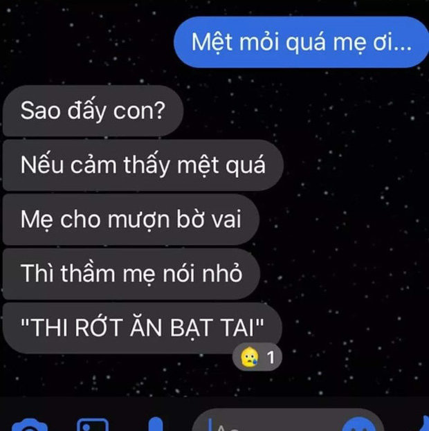 Lời nhắn nhủ “bá đạo” của mẹ dành cho cậu con trai trong mùa thi.