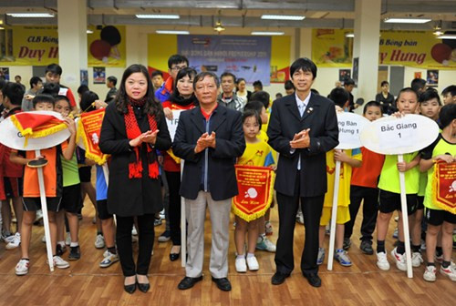 Hình ảnh trong giải bóng bàn tranh cúp tạp chí Thiên Thần Nhỏ lần 2 (2016).