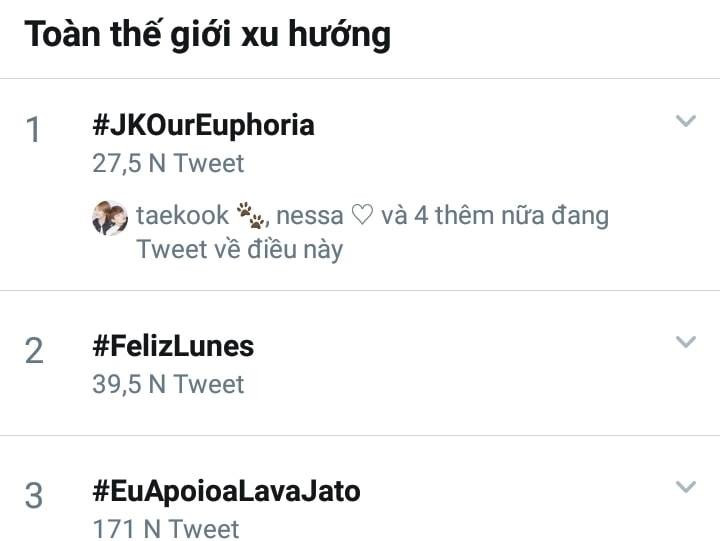 Thành tích "sương sương" mà Jungkook (BTS) đạt được với “Euphoria” (piano version) ảnh 3 Thành tích "sương sương" mà Jungkook (BTS) đạt được với “Euphoria” (piano version) ảnh 3