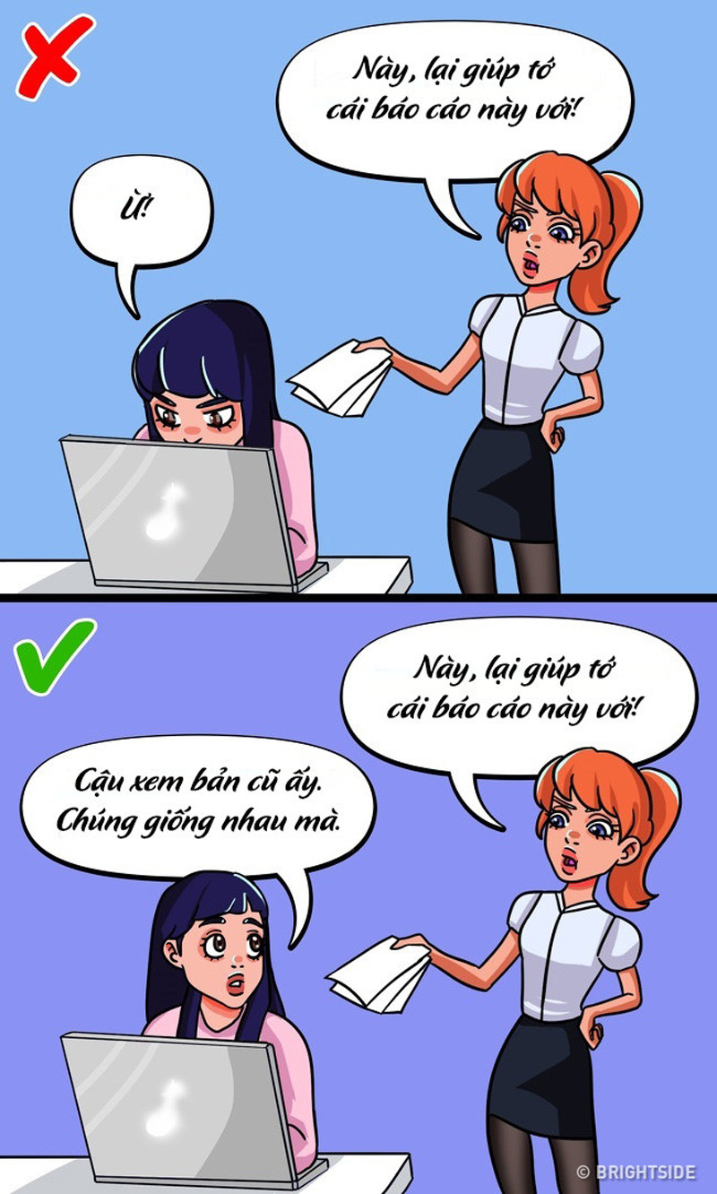 Đưa ra giải pháp là một cách từ chối khéo léo.