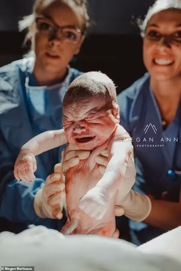 Megan hạ sinh đứa con đầu lòng vào tuần trước.