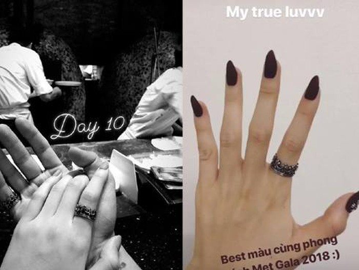 Nhẫn đôi của bạn gái Bình An "vô tình" trông giống y hệt chiếc nhẫn của Phương Nga