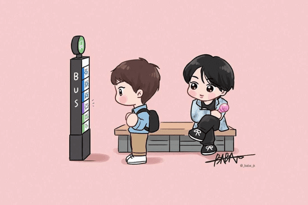 Em út Jungkook mới ngày nào còn bỡ ngỡ bắt tàu từ Busan lên Seoul, lạc lối giữa thành phố sôi động.