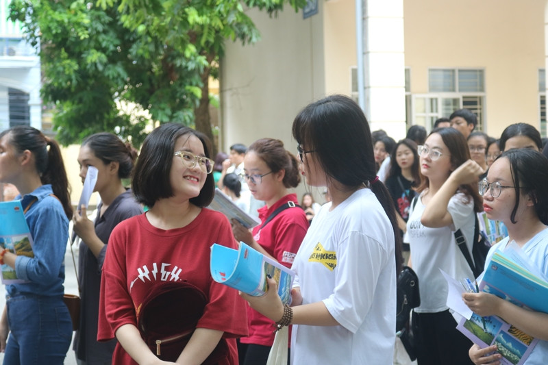 Hầu hết các thí sinh đều có một thời gian dài để chuẩn bị cho kỳ thi này. (Ảnh: Thương Nguyễn)