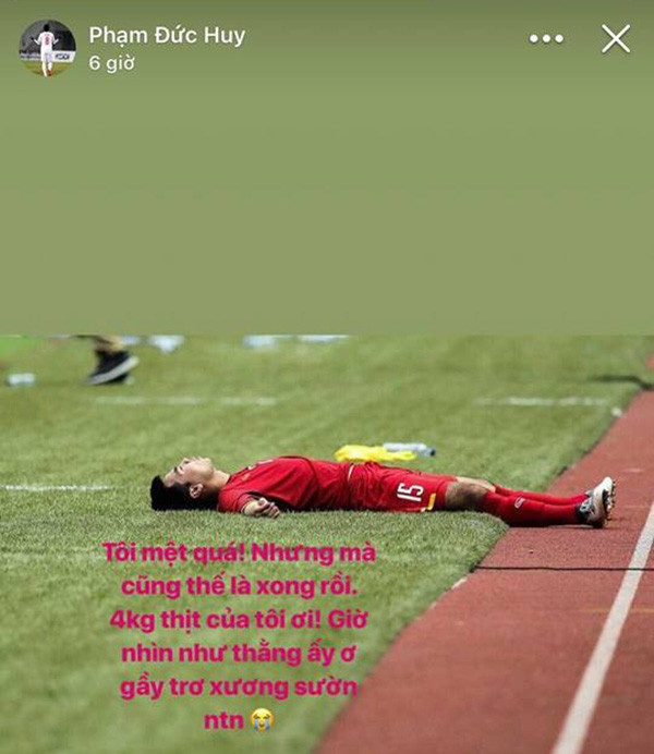 Anh chàng đã giảm 4kg sau giải đấu.