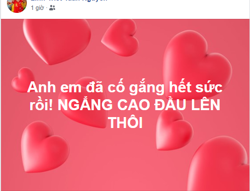 Cả Facebook như muốn nhắn nhủ: "Người hâm mộ tự hào về các bạn"!