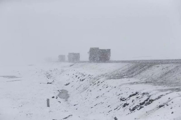 Thế nhưng, tới ngày 14/7, những hạt tuyết đầu tiên đã rơi tại Thanh Hải.