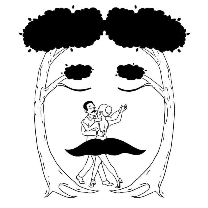 Cặp vũ công và cái cây: Bạn có cách nhìn nhận rất tích cực về mọi tình huống trong cuộc sống. Khuôn mặt và ria mép: Bạn không tin vào việc ép buộc mọi thứ và muốn có được một tình yêu thuận tự nhiên.