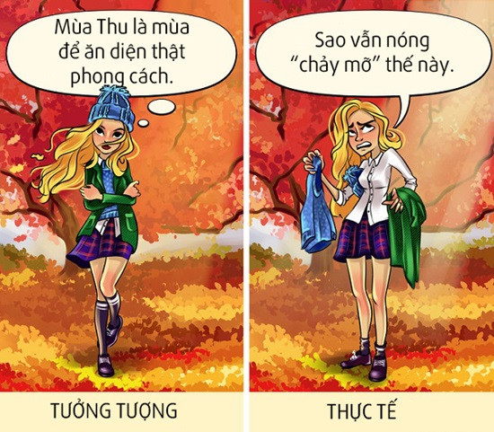 Đôi lúc, mùa Thu níu kéo mãi mùa Hè chẳng chịu tha.