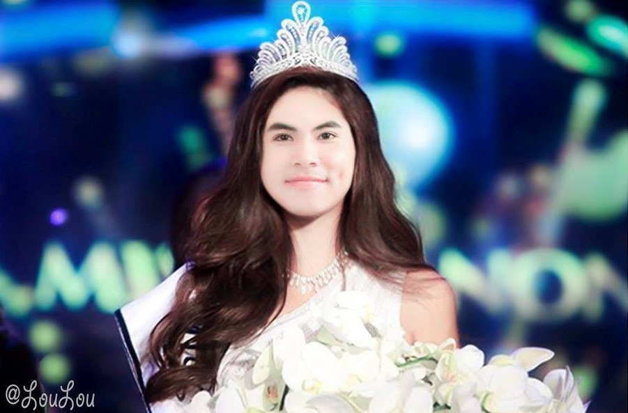 Sau tất cả ngôi vị hoa hậu thuộc về Phạm Đức Huy - chàng cầu thủ sở hữu má núm đồng tiền duyên dáng.