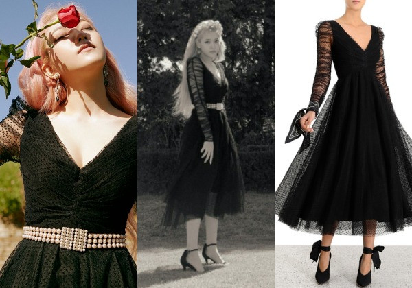 Yeri mặc váy của Zimmermann, trang sức của D&G.