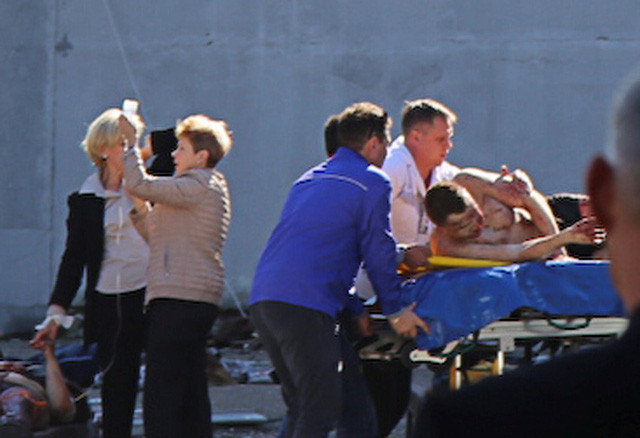 Các nạn nhân được trợ giúp tại hiện trường