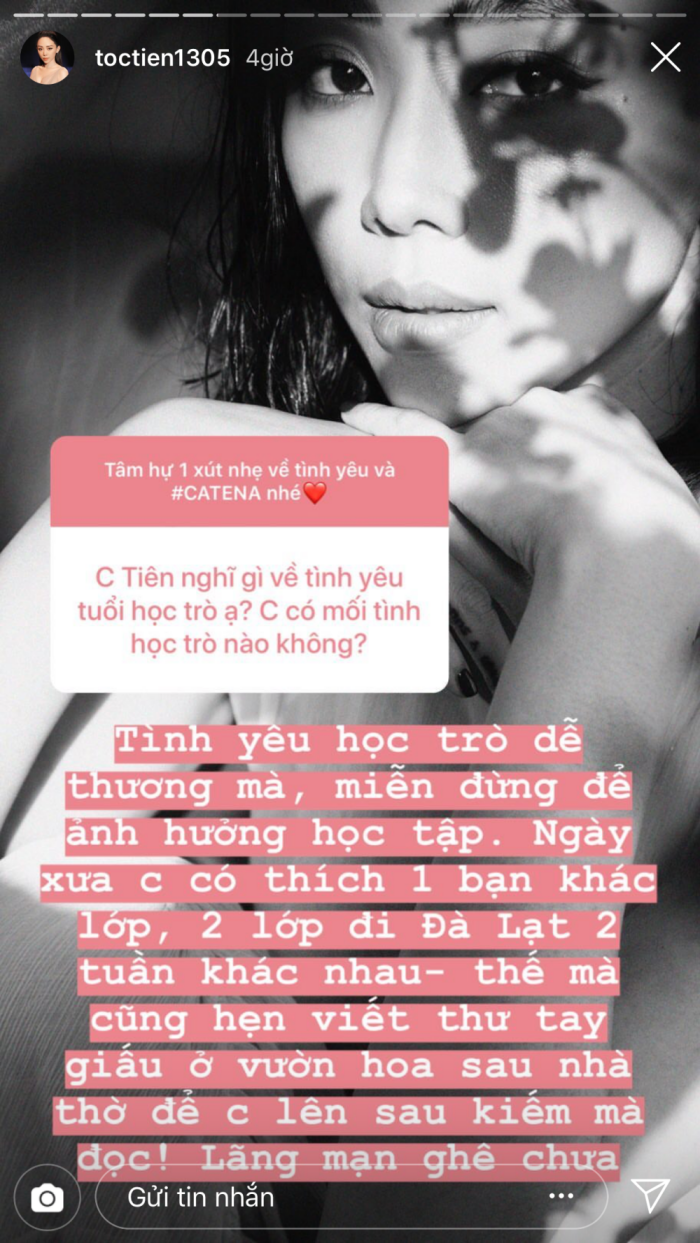 Không biết "tình yêu gà bông" của Tóc Tiên là năm học lớp mấy nhỉ?