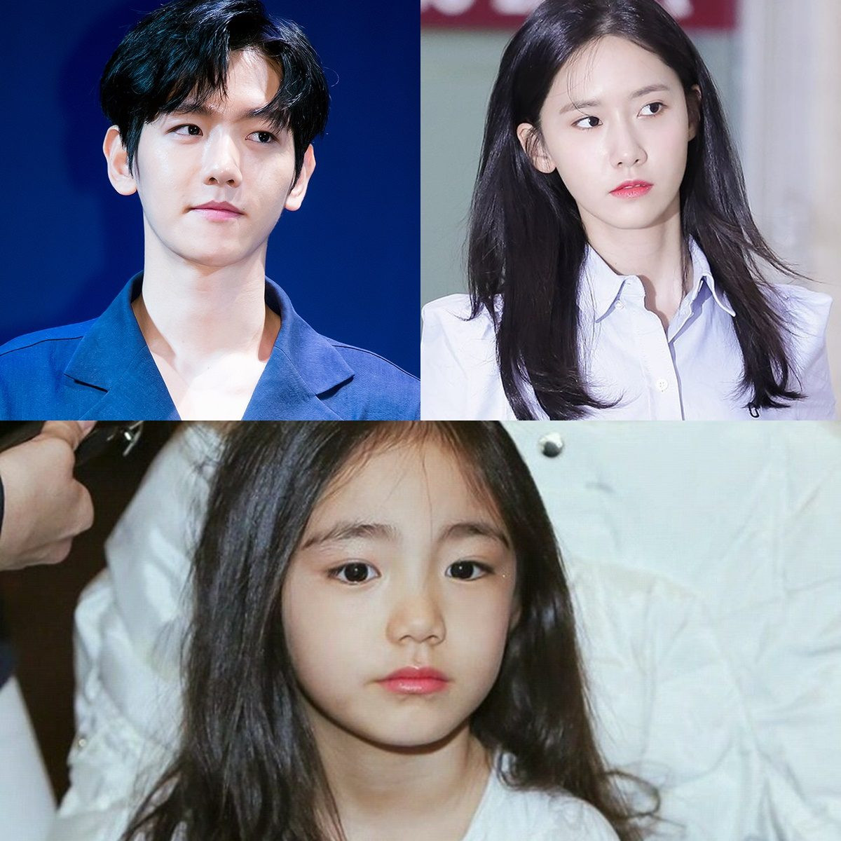 Có gì đó hơi sai sai ở đây, nhưng quả thực cô bé Lee Eunchae có gương mặt thanh tú của Yoona và đôi lông mày của Baekhyun đấy.