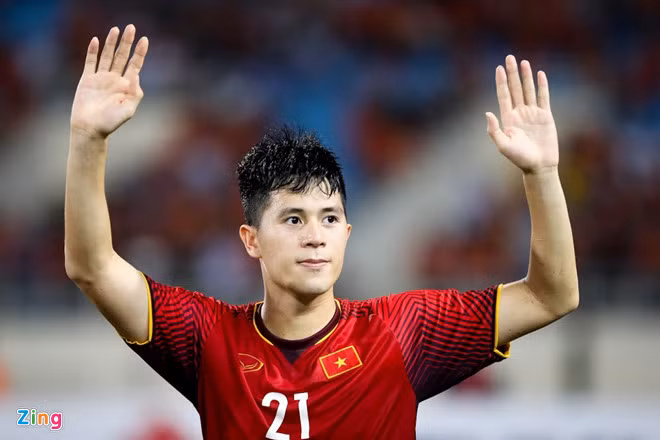 Trần Đình Trọng là một trong ba trung vệ trụ cột của HLV Park Hang-seo từ U23, Olympic tới tuyển Việt Nam. Ảnh: Minh Chiến.