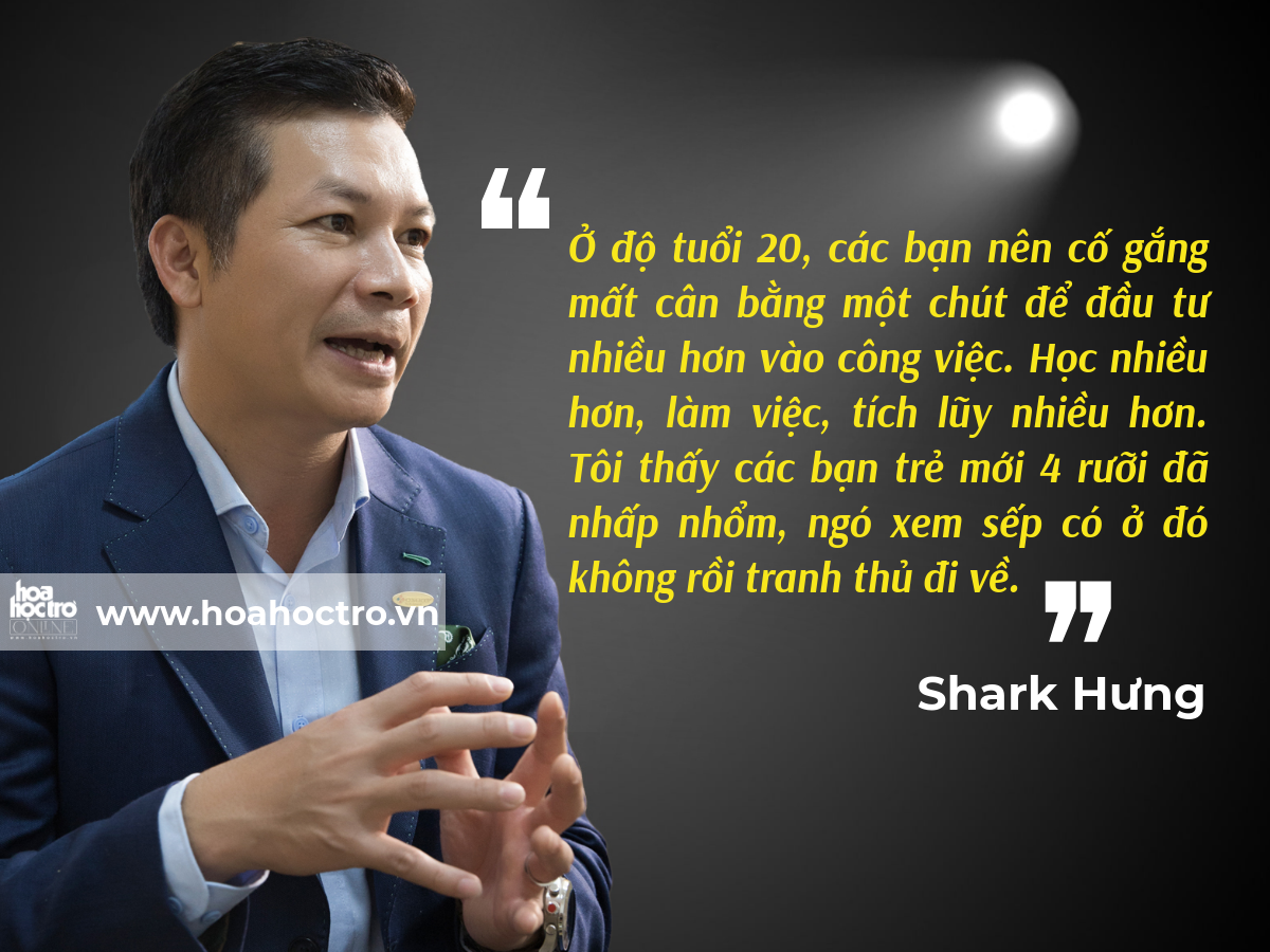 Quan điểm của Shark Hưng gây nhiều tranh cãi trong cộng đồng mạng.