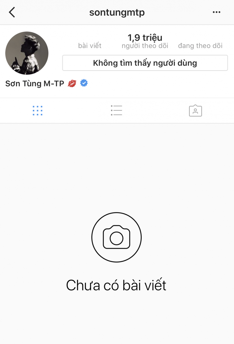 Hình ảnh trang Instagram &quot;vườn không nhà trống&quot; của Sơn Tùng trước thềm comeback với Chạy Ngay Đi.