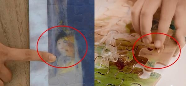 Trong phiên bản Việt, mảnh ghép này hoàn toàn là một mảnh ghép bình thường, không mang ý nghĩa gì, do đó cũng đánh mất đi chi tiết rất tinh tế và đắt giá kia.