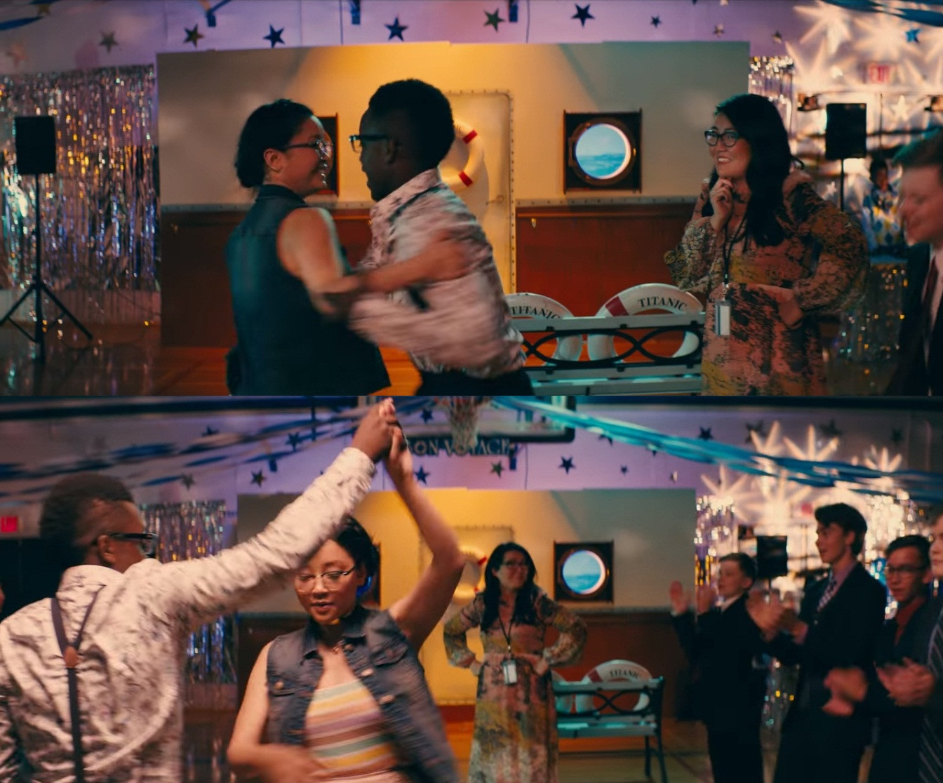 Jenny Han chính là người phụ nữ đằng sau Lara và Lucas đang khiêu vũ.