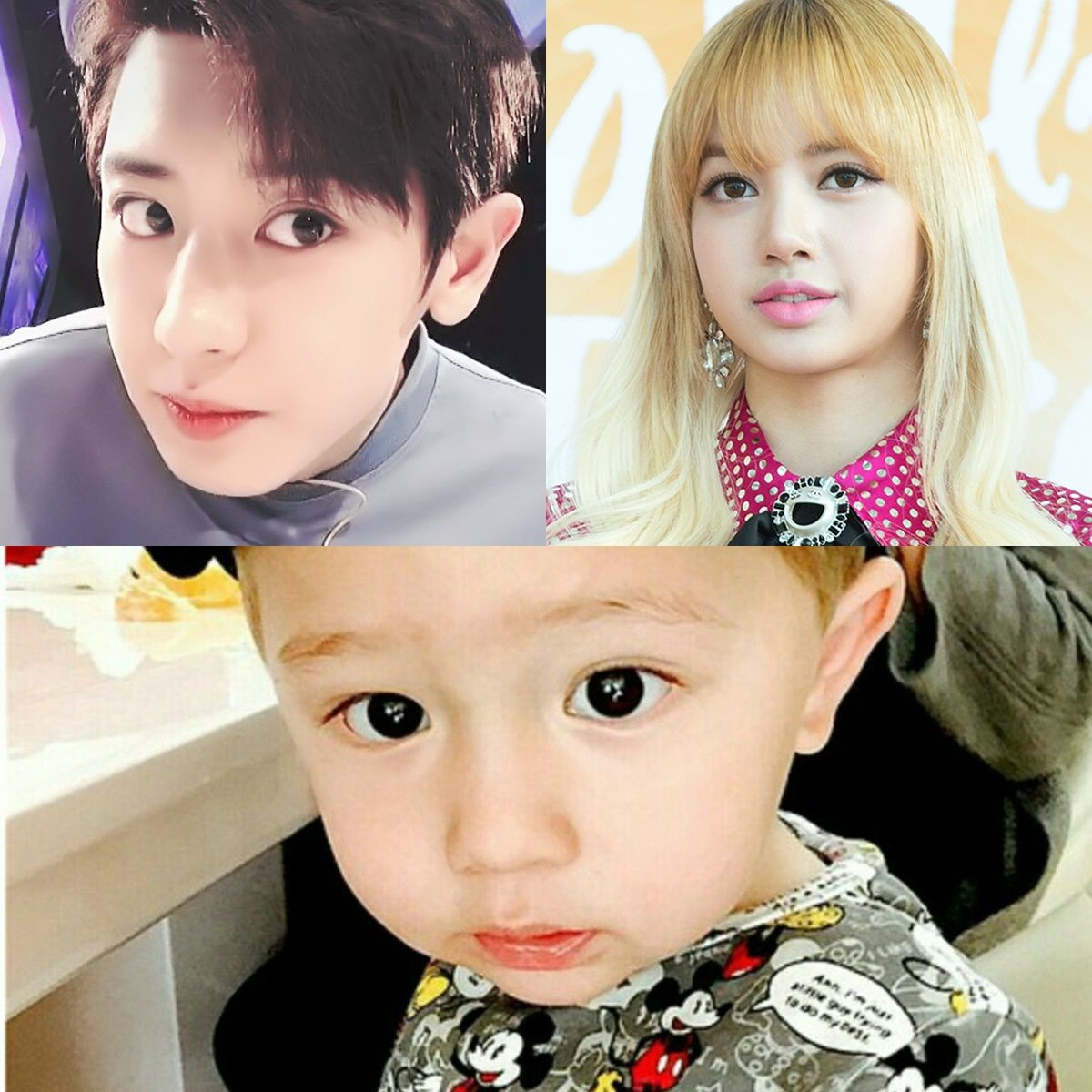 Nhóc tì Jackson này có đôi tai và mắt giống “bố” Chanyeol lắm, nhưng chiếc mũi đích thị là thừa hưởng từ “mẹ” Lisa rồi.
