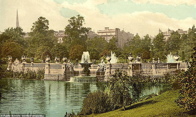 Vườn Kensington ở London, Anh.