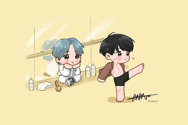 Jimin cũng phải trải qua bao năm dài miệt mài tập luyện, chịu đựng đau đớn để có ngày hôm nay.