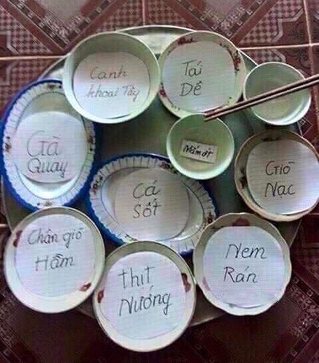 Đám giỗ cũng làm gì được nhiều món như này.