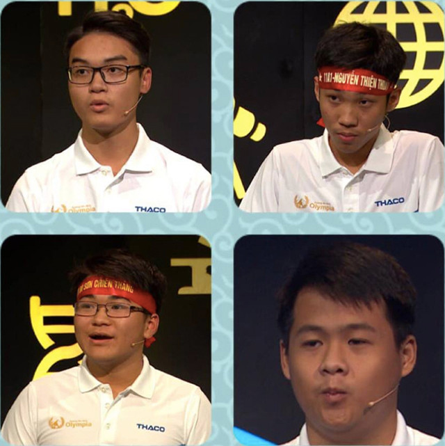 4 thí sinh dự thi Olympia tuần này