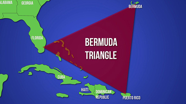 Tam giác quỷ Bermuda. Ảnh: IOL