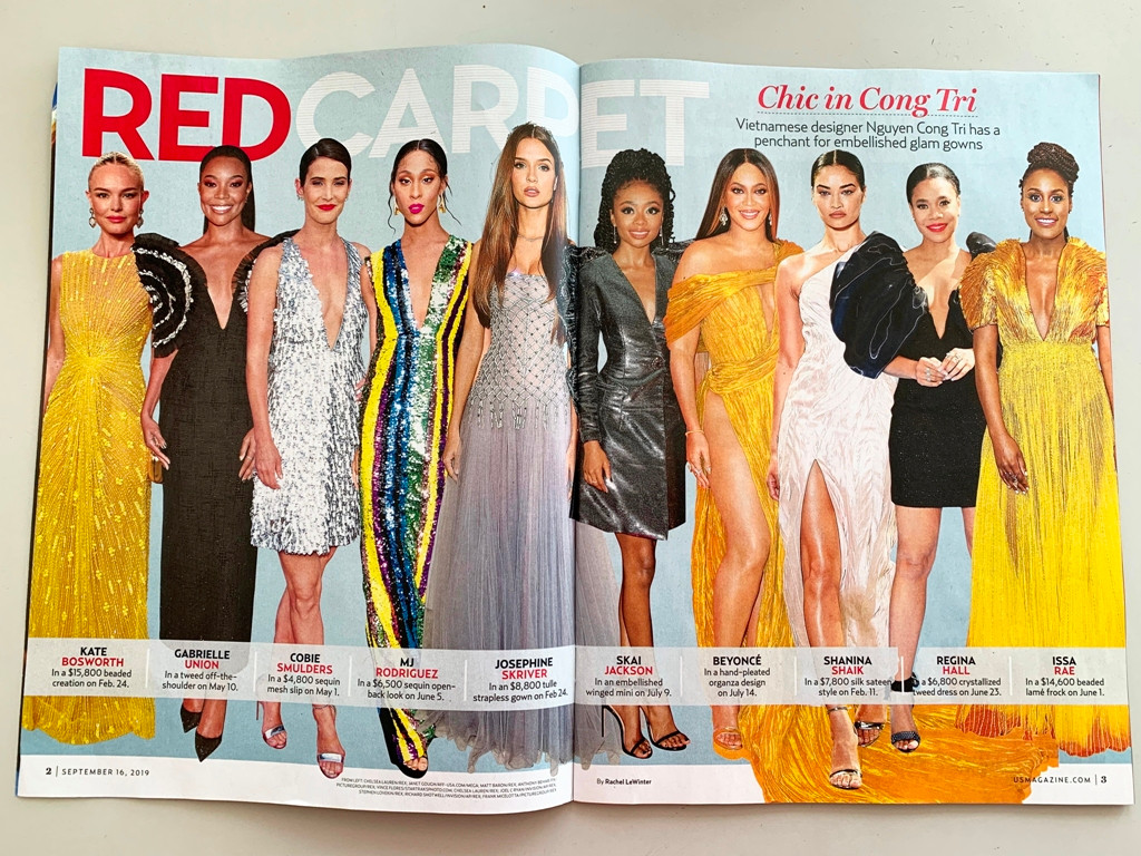 Hàng loạt các tên tuổi như Beyoncé, Cobie Smulders, Josephine Skriver và Gabrielle Union đều được điểm mặt. Hàng loạt các tên tuổi như Beyoncé, Cobie Smulders, Josephine Skriver và Gabrielle Union đều được điểm mặt.
