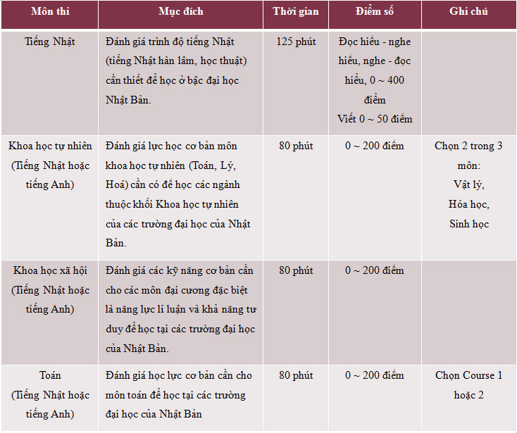 Dành cho "team cất cánh": Những điều cần biết về kỳ thi du học Nhật Bản EJU ảnh 2 Dành cho "team cất cánh": Những điều cần biết về kỳ thi du học Nhật Bản EJU ảnh 2