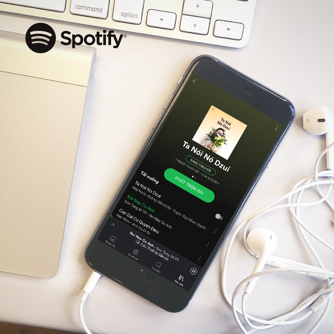 Một list nhạc đa dạng được 